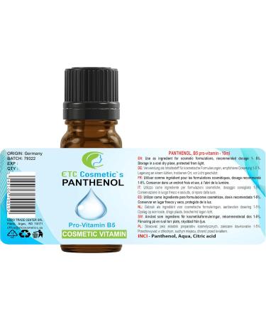 Panthenol Serum 10ml - Skin and hair care formulas such as creams lotions after sun formulas baby skin care cleansers shampoos conditioners - Buy Online on GoSupps.com