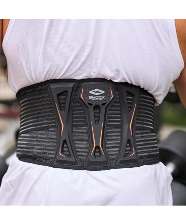Shock Doctor Adult Ultra Black Back Support | Small-Medium | Enhanced Comfort & Support for Optimal Performance - Buy Online on GoSupps.com