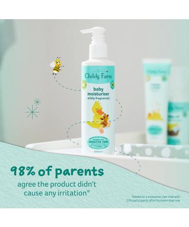 Childs Farm Baby Moisturiser 500ml - Mildly Fragranced for Newborns and Upwards with Sensitive Skin | Contains Shea and Cocoa Butter | Ideal for Eczema Prone Skin - Buy Online on GoSupps.com