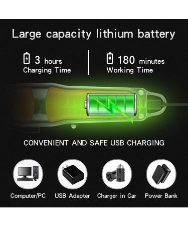 Hair Clippers Hair Cutting Tool Professional Men's Hair Clipper USB Rechargeable Electric Hair Clipper With LED Display Leather Lectric Razor - Buy Online on GoSupps.com