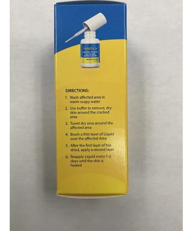 HelsRx Liquid Bandage 0.17 Fl Oz - Waterproof Skin Repair for Cracked Heels, Feet, Fingers, Scrapes, and Blisters - Buy Online on GoSupps.com
