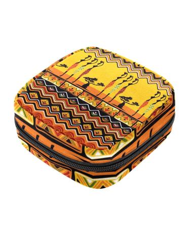 Women's napkin storage bag African women tribal patterns menstrual cup portable women's bandages storage bags female menstruation first period bag