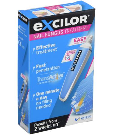 Excilor Nail Fungus Treatment Pen 3.3ml Anti-Fungal Nail Treatment & Repair for Fingernails and Toenails Restores Beautiful & Healthy Nails