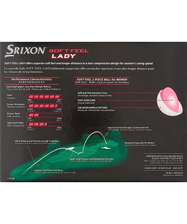 Srixon Ladies Soft Feel Golf Balls - White | Premium Quality for Women Golfers - Buy Online on GoSupps.com