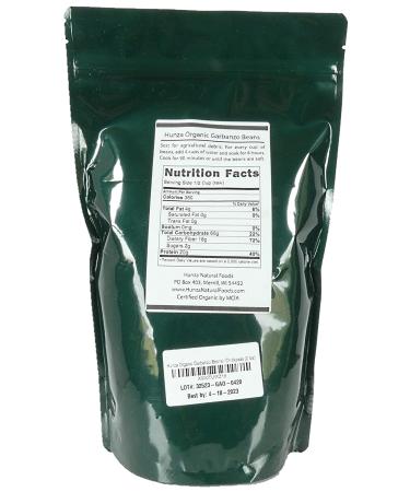 Hunza Organic Garbanzo Beans / Chickpeas (2 lbs) 2 Pound (Pack of 1) - Buy Online on GoSupps.com