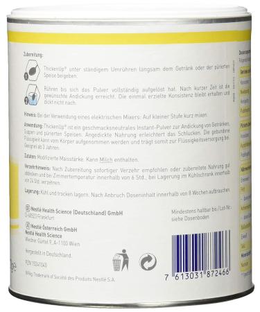 Thickenup Instant Rubbing Powder for Liquid Dishes & Drinks | 227g | Ideal for Chewing & Swallowing Problems | Tasteless & Non-Clumping - Buy Online on GoSupps.com