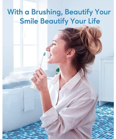 Dnsly Electric Toothbrush Heads 7 Pack Compatible with Fairywill FW-507/508/551/917/959 & ATMOKO HP126A - Black - Buy Online on GoSupps.com