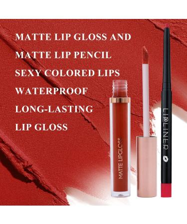  Generisch Lip liner color with liner long-lasting lip contour kit for women and girls beauty summer winter outdoor dates travel - Buy Online on GoSupps.com