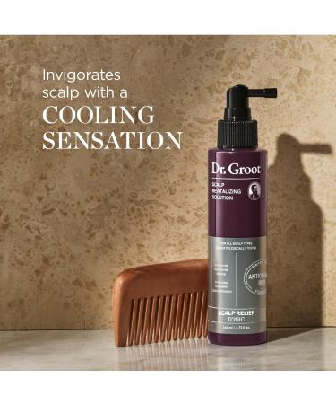 Dr. Groot Scalp Relief Tonic | Korean Hair Care with Chamomile Niacinamide & Rosemary Oil | Moisturizing Biotin Spray for Dry Scalp | Kbeauty Revitalizing Solution - Buy Online on GoSupps.com