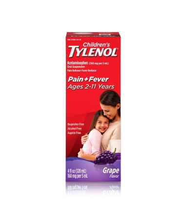 Tylenol Child Susp Grape 4 Ounce