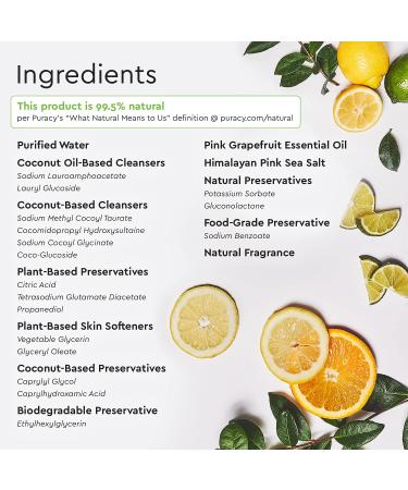 Puracy Natural Baby Shampoo & Body Wash - Citrus Grove, 16 fl oz | Safe & Gentle Formula - Buy Online on GoSupps.com