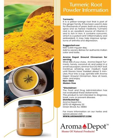 Organic 5 lb Turmeric Powder with Curcumin - Raw, Non-GMO, Gluten Free, Vegan Friendly - Buy Online on GoSupps.com