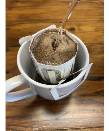 CuppaJoe Coffee Roasters Single Serve Pour Over Brazil Seven Falls Medium Roast Ground Coffee Filter Packs 8 x 18g - Buy Online on GoSupps.com