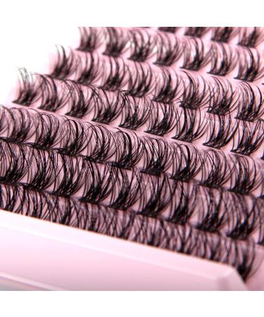 120Pcs DIY Natural Look Wispy Cluster Lash Extensions - 8-16MM D Curl Individual Lashes for Home Use - Reusable Individuals (Pretty) - Buy Online on GoSupps.com