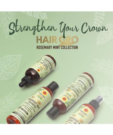 Tropic Isle Living Rosemary Mint Leave-In Conditioner 8oz - Natural Detangler Moisturizer & Scalp Repair for All Hair Types - Cruelty-Free Hair Care - Buy Online on GoSupps.com