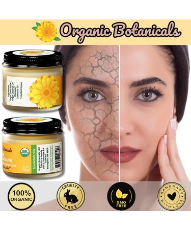 Pure Organic Calendula Salve Healing Balm - Calendula Cream Healing Hand Salve Ointment from Local Organic Calendula Flowers Calendula Gel Eczema Ointment Certified Organic 2 Oz 2 Ounce (Pack of 1) - Buy Online on GoSupps.com