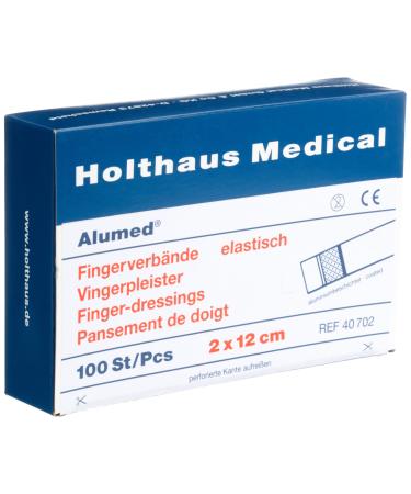 Alumed 100 x Elastic Finger Dressings 2 x 12 cm