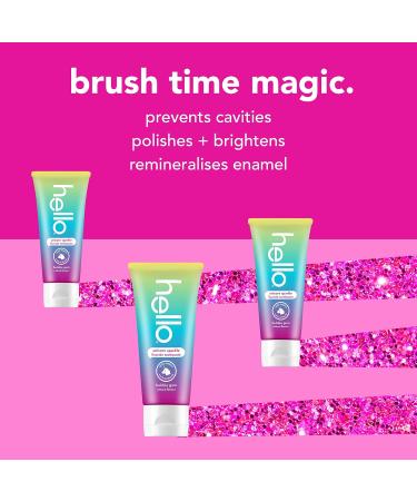 hello Unicorn Sparkle Toothpaste for Kids - Bubblegum - Pack of 2 - 4.2 Oz. - Buy Online on GoSupps.com