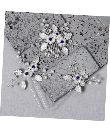 minkissy 4 Sets Bridal Wedding Comb Hair Leaf Bride Wedding Comb Green Accessories Bride Headdress Pearl Headpiece for Wedding Bride Headpieces Copper Wire Prom Flowers Banquet - Buy Online on GoSupps.com