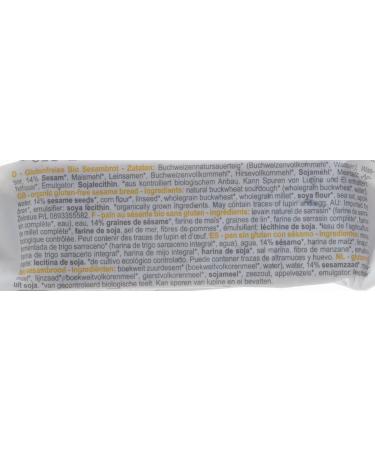 Buy Schnitzer Gluten-Free Organic Sesame Slices - Pack of 6 (6 x 250g) | International Shipping Available - Buy Online on GoSupps.com