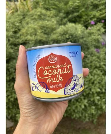 The Coconut Company Organic Condensed Coconut Milk Mixed with Sugar to Make a Rich Sugary Cream Use to add a sweet hit to desserts or as a topping for cakes 210g (Pack of 3) 210 ml (Pack of 3) - Buy Online on GoSupps.com