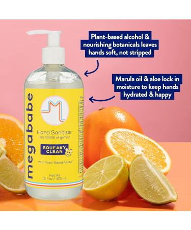 Megababe Squeaky Clean Hand Sanitizer 16oz - Buy Internationally | Fast Shipping & Great Value - Buy Online on GoSupps.com