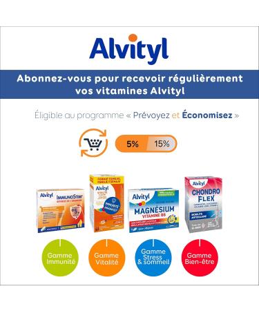 Alvityl - Vitality effervescent tablets - 12 vitamins and 10 minerals - From 12 years old - 30 tablets - Buy Online on GoSupps.com