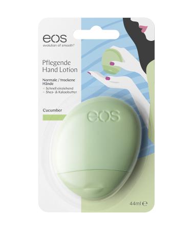 EOS Hand lotion cucumber hand cream for normal skin vegan moisture cream intensive care for delicate hands with shea butter & aloe 1 x 44 ml green