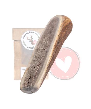 Fourles Natural Kausnack for dogs made of 100% deer antlers - with minerals cotton stuff denture couch stick antlew bone deer chewing article - size M halved 1 piece (1 Pack) m (halved) - Buy Online on GoSupps.com