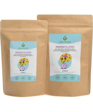 Buy 100% Natural Milk Thistle Seed Powder (500g) - Pure Vegan Supplement for Liver Health - Ground Milk Thistle Seeds - Buy Online on GoSupps.com