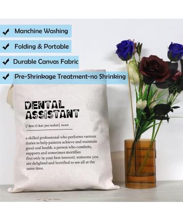 JTOUK Dental Assistant Gift | Ideal Dentist & Hygienist Present | Unique Dental Tote Bag - Buy Online on GoSupps.com