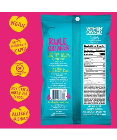 Rule Breaker Snacks Vegan Gluten Free Birthday Cake Blondie Cookie Bites 4 oz (Pack of 2) | Plant-Based, Dairy-Free, Nut-Free, Soy-Free, Allergen-Free, Kosher School Snacks for Kids and Adults - Buy Online on GoSupps.com