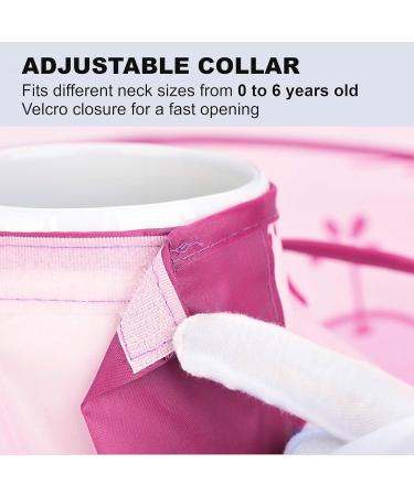 GUSTO Hairdressing Salon Cape - Professional Hair Cutting Apron & Neck Brush Set in Pink for Hairdressers - Buy Online on GoSupps.com