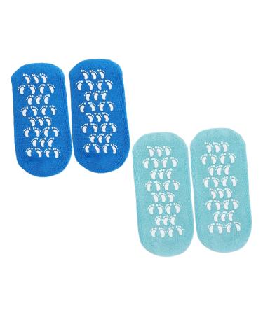 minkissy 2 Pairs Gel Socks Women Socks Women's Socks & Hosiery Foot Moisturizing Socks Cracked Heel Sock Spa Sock Heel Socks Foot Caring Socks Feet Socks Foot Cover Socks Commodity
