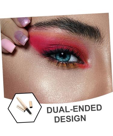 Healeved Double Ended Eye Shadow Pen Eye Shadow Brushes for Makeup Highlighter Brush Eye Makeup Pen Plastic - Buy Online on GoSupps.com