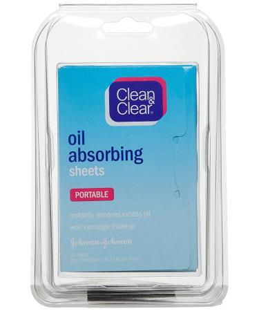 Clean & Clear Oil Absorbing Sheets - 50 Count Single Pack - Buy Online on GoSupps.com
