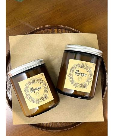 Aromatherapy Candles - 7OZ Lime Basil & Citrus | Stress Relief Scented Candles for Home & Bedroom | Soy Wax Gifts for Women & Men - Buy Online on GoSupps.com