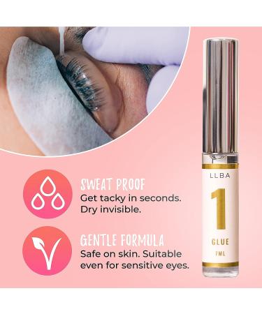 LLBA Lash Lift Kit - Professional & Home Use | Long-Lasting Semi-Permanent Curling | Upgraded Ingredients for Hygienic & Easy Cleaning - Buy Online on GoSupps.com