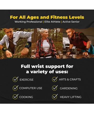CopperJoint Compression Wrist Support - 1 Pair (Small) | Infused Bands for Improved Circulation, Recovery, Relief of Stiff & Sore Muscles - Buy Online on GoSupps.com