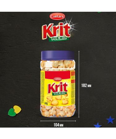 Cu tara - Pub Mix savory cookies - 350g jar size - Assortment - Heart tile clover and spades - With wheat flour and barley - Salted snack ideal for appetizers - Buy Online on GoSupps.com