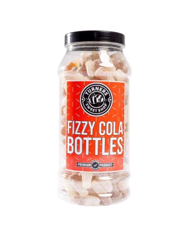 Fizzy Cola Bottles - 585g by Turners Sweet Shop Traditional Retro Gift Jar Classic Original Pick & Mix Sweets Quality Confectionary Fantastic Gifts for Him Her or Them