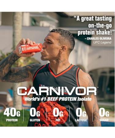 MuscleMeds Carnivor RTD Sampler Pack Ready to Drink Protein Lactose Free Sugar Free Isolate Protein Muscle Building Recovery 16.9 Fl Oz Liquid (5 pack) Variety 5-pack 1.06 Pound (Pack of 5) - Buy Online on GoSupps.com
