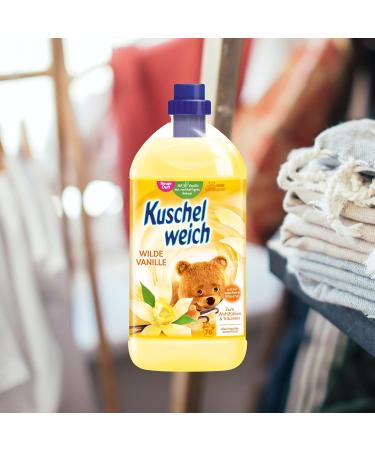 Cuddly Soft Fabric Softener Wild Vanilla - 2L for 76 Washes | Dermatologically Tested & Microplastic-Free - Buy Online on GoSupps.com