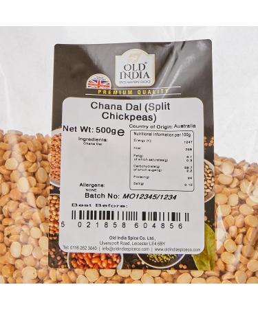 Old India Chana Dal 500g - Premium Split Chickpeas for Delicious Recipes - Buy Online on GoSupps.com