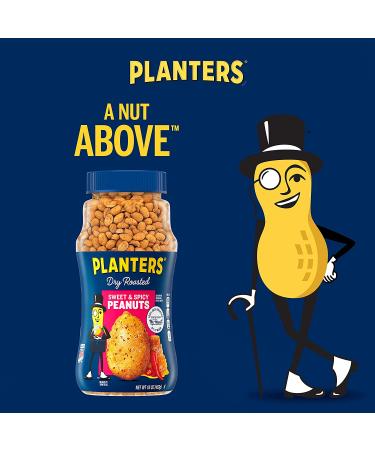 Planters Sweet & Spicy Dry Roasted Peanuts 16 oz - Delicious Snack Option - Buy Online on GoSupps.com