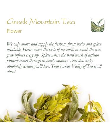 Organic Greek Mountain Herbal Tea - Ironword Tea (Sideritis Scardica) - 50g Authentic Handpicked Greechische Berktee - Premium Bergkrautee for Wellness - Buy Online on GoSupps.com