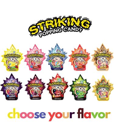 Striking Popping Candy Green Apple Flavour 15g (Pack of 2) - Buy Online on GoSupps.com