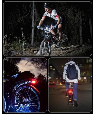 StVZO Approved Bicycle Light Set - Front & Rear IPX4 Waterproof Perfect for Adults & Children - Buy Online on GoSupps.com