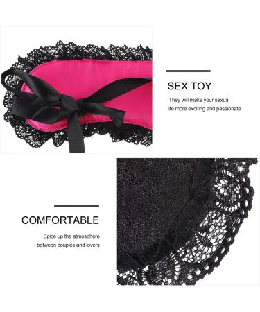 MAGICLULU Rosy Silk Lace Blindfold Sleeping Eye Mask for Adult Masquerade Party - Buy Online on GoSupps.com