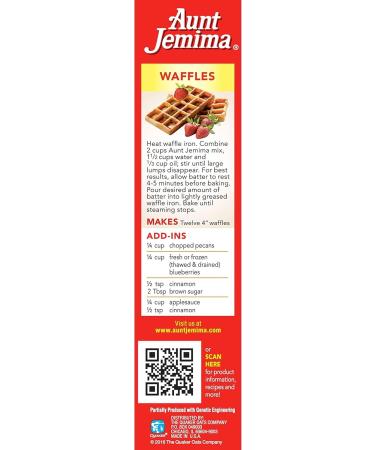The Quaker Oats Company Aunt Jemima Pancake Mix 453g + Aunt Jemima Pancake Syrup 355ml - Buy Online on GoSupps.com